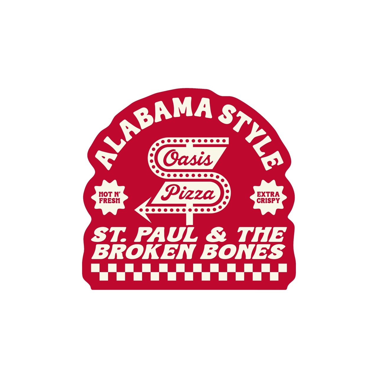 Oasis Pizza Sticker