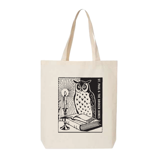 Candlelit Owl Tote