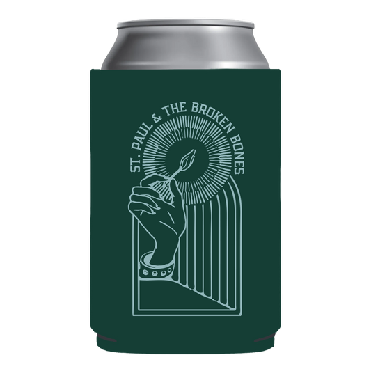 Green Votive Match Koozie